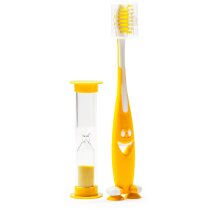 Set higiene dental con reloj arena para niños