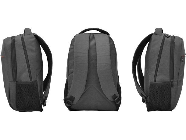 Mochilas deportivas personalizadas baratas poliéster Chucao Negro vigore detalle 2