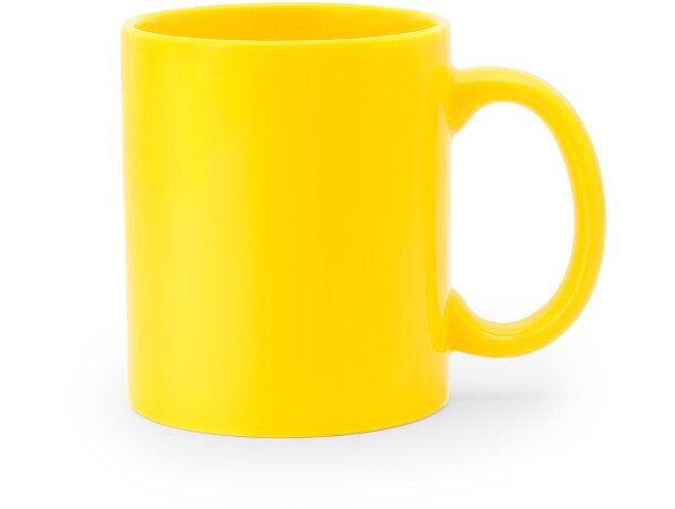 Tazas para personalizar unisex en variados colores cerámica Amarillo detalle 9