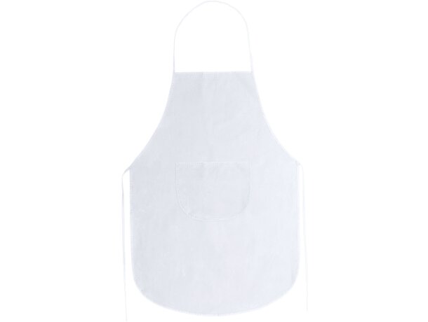 Delantal non-woven 80 g/m2 Keller Blanco detalle 3