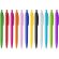 Bolígrafos con nombre para empresas con pulsador tinta 2 colores Stix Blanco detalle 3