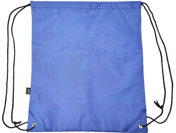 Mochila de cordones rPET Larus Royal detalle 7