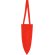 Bolsa de algodón con logo de variados colores 140 g/m2 Mountain Rojo detalle 33