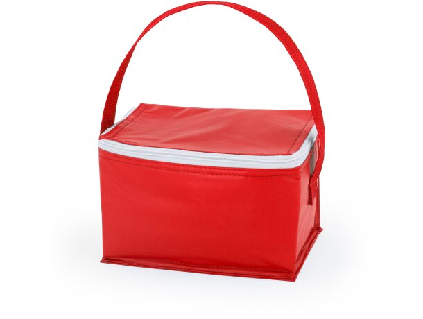 Bolsa térmica con cremallera de pvc Tibu Rojo detalle 12
