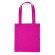 Bolsas de algodón personalizadas de asas largas reforzadas a color 105 g/m2 Fucsia