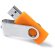 Memoria USB Marvin 16 GB con chip original y clip giratorio Blanco detalle 4