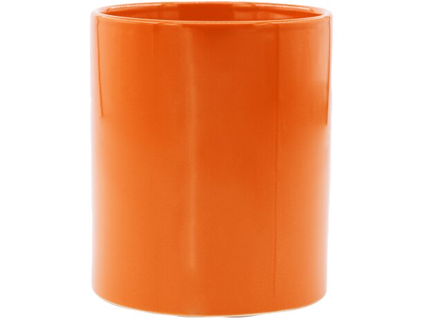 Tazas para personalizar unisex en variados colores cerámica Naranja detalle 17