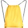 Mochila de cuerdas de poliéster 210D multiusos 70 g/m2 Amarillo