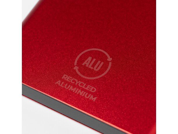 Powerbank 4000 mah de aluminio Karna Negro detalle 2