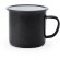 Taza ANON Negro/blanco detalle 9