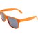 Gafas de sol serigrafiadas con montura en acabado mate y uv400 en pp Ariel Naranja detalle 12