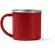 Taza Dunas acero inoxidable 304 reciclado 350ml powder coating Rojo