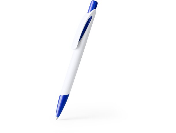 Bolígrafo con nombre barato tinta azul Citix Blanco detalle 4