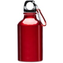 Botella de aluminio publicitaria 330ml mosquetón compacto
