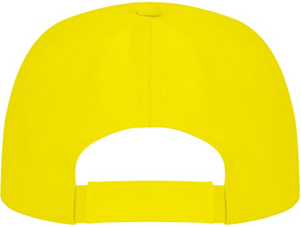 Gorras béisbol con cierre ajustable velcro de algodón 170 g/m2 Uranus Amarillo detalle 14