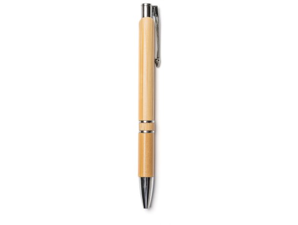 Set libreta y bolígrafo A5 bambú Gala Crudo detalle 7