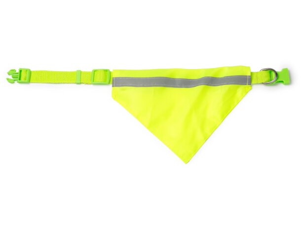 Bandana reflectante Nalak amarillo fluor con cinta ajustable Amarillo fluor detalle 4