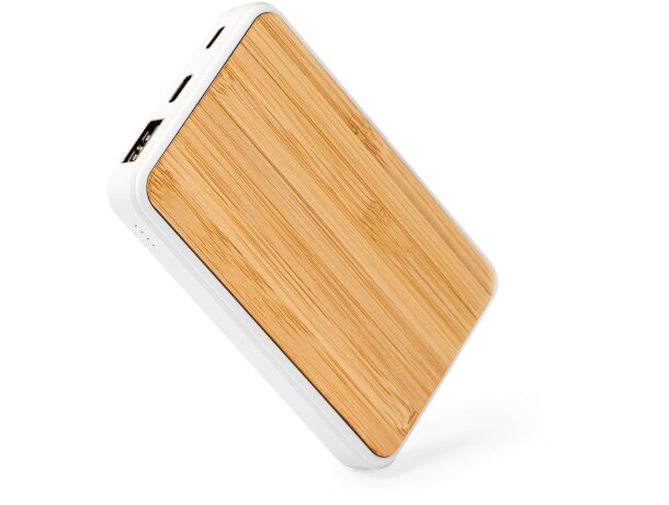 Powerbanks 5000 mah plástico reciclado Rossum Crudo detalle 4