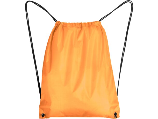 Mochila de cuerdas de poliéster 210D multiusos 70 g/m2 Naranja detalle 9