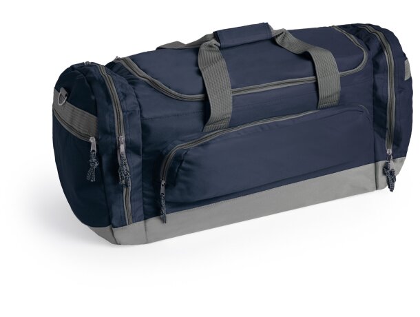 Bolsa deporte con bandolera ajustable unisex poliéster 600D Negro detalle 4