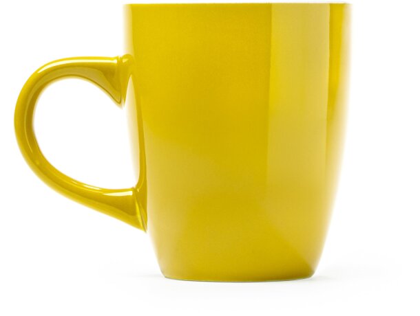 Tazas baratas en variados colores en cerámica Nolo Amarillo detalle 9