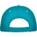 Gorras béisbol cierre velcro de algodón 260 g/m2 Panel Turquesa detalle 26