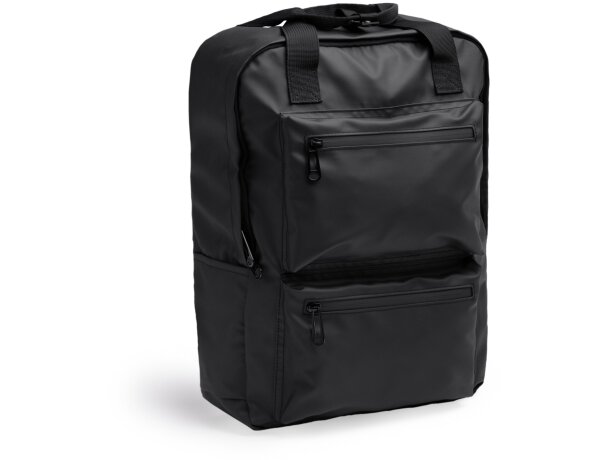 Mochila Rusel con compartimento acolchado para portátil 16 Negro detalle 3