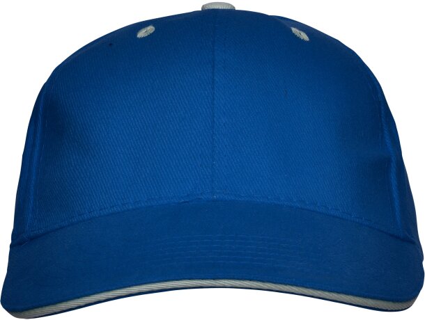 Gorras béisbol cierre velcro de algodón 260 g/m2 Panel Royal detalle 17