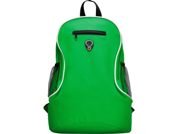 Mochila infantil deportiva poliéster Misuri Verde helecho detalle 20