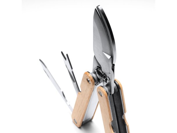 Multiherramientas Felos Natural con mango de madera Crudo detalle 1