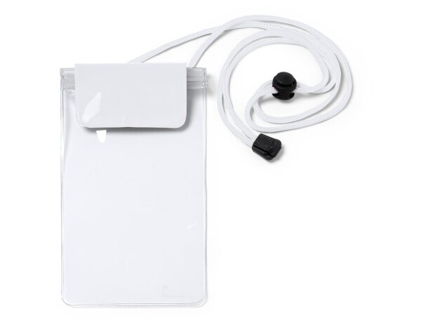 Portatodo pvc impermeable con pantalla táctil Fuler Blanco detalle 5