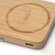 Batería externa Yokas bambú con carga inalámbrica 15W 5000 mAh Crudo detalle 2