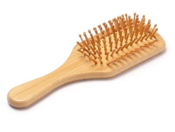 Peine Jener Natural de bambú para cuidado del cabello Crudo detalle 4