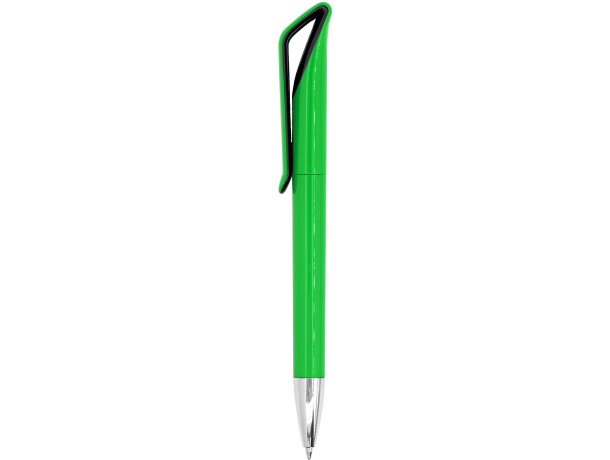 Bolígrafo con nombre acabado de brillo tinta azul Irati Negro/verde helecho detalle 11