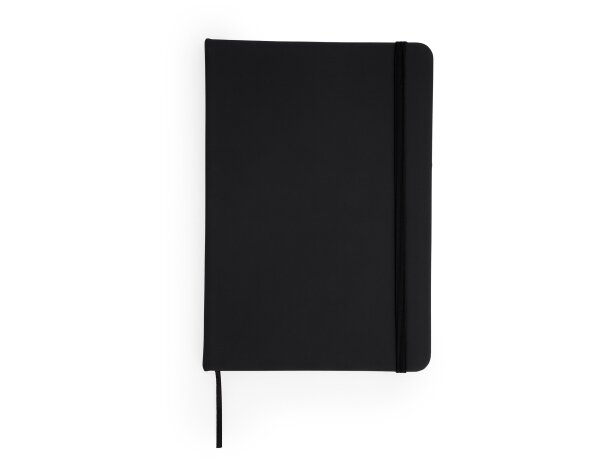 Bloc de notas A6 con tapa rígida polipiel Coral Negro detalle 4