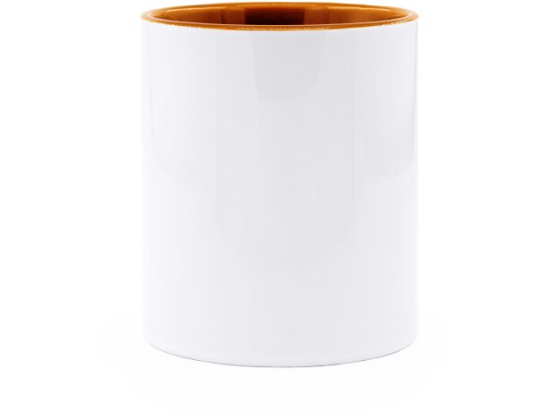 Taza sublimacion MANGO Blanco/naranja detalle 20