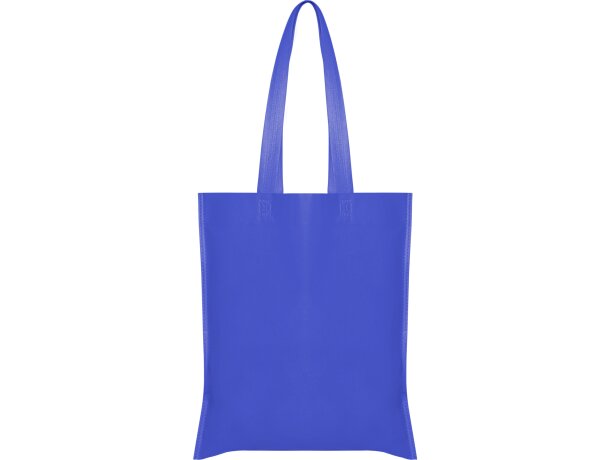 Bolsa tejido no tejido polipropileno sin fuelle 80 g/m2 Azul electrico detalle 41