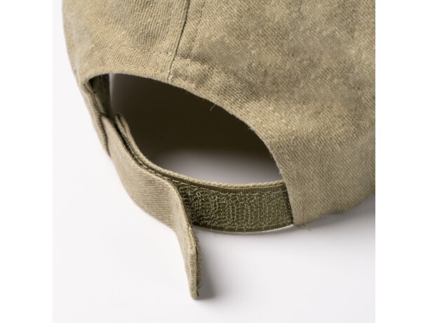 Gorra Element de algodón con ajuste velcro y efecto lavado Negro detalle 2