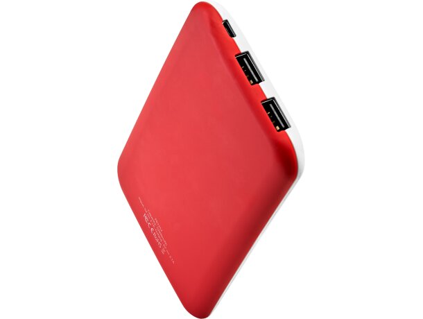 Batería externa personalizada 10000 mah de plástico Robbie Blanco/blanco detalle 2