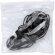 Auriculares con cable pvc Punk Negro detalle 4