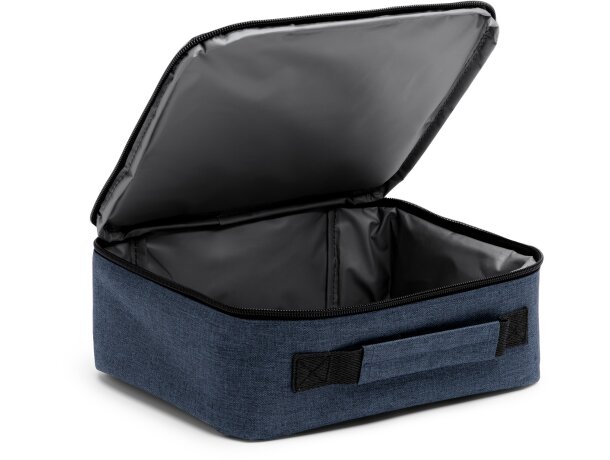 Bolsa térmica con bolsillo exterior y asa de transporte rPET Sotek Denim vigore detalle 1