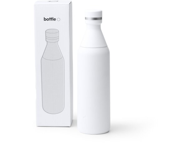 Bidón térmico Bloson con doble apertura y dosificador 550ml Blanco detalle 3