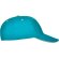 Gorras béisbol cierre velcro de algodón 260 g/m2 Panel Turquesa detalle 28