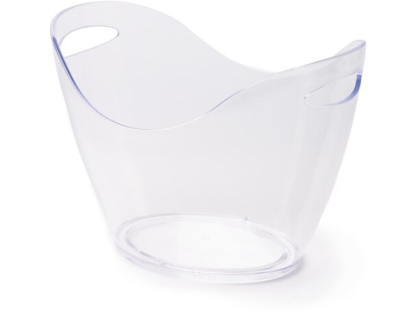 Cubitera TRESOK transparente PS con asas 4L y 8L Transparente detalle 2