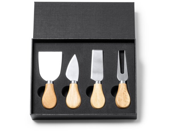 Set quesero promocional con 4 accesorios personalizado Crudo detalle 5