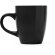 Tazas baratas en variados colores en cerámica Nolo Negro detalle 6