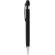 Bolígrafo Endrik de aluminio reciclado con acabado mate Negro