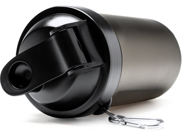 Vaso shaker Reily acero inoxidable con agitador 800ml Negro detalle 2