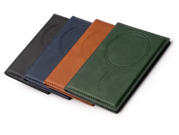 Tarjetero Karty de PU reciclado con cierre magnético Negro detalle 6