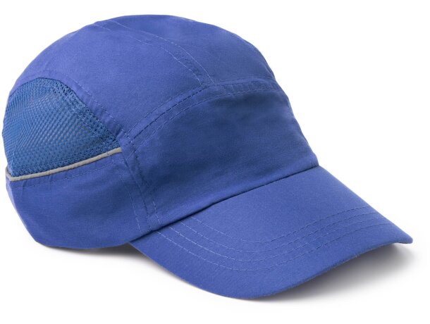 Gorra Azura deportiva con microfibra RPET y rejilla lateral Blanco detalle 1